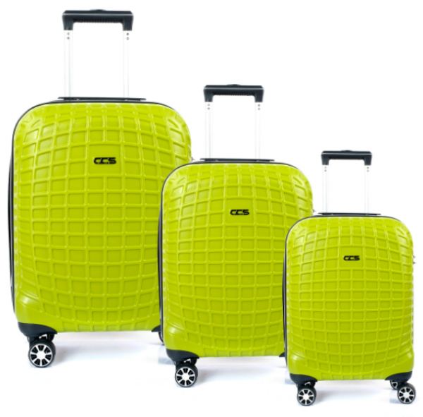 ÇÇS 5204 World ABS 3'lü Valiz Seti