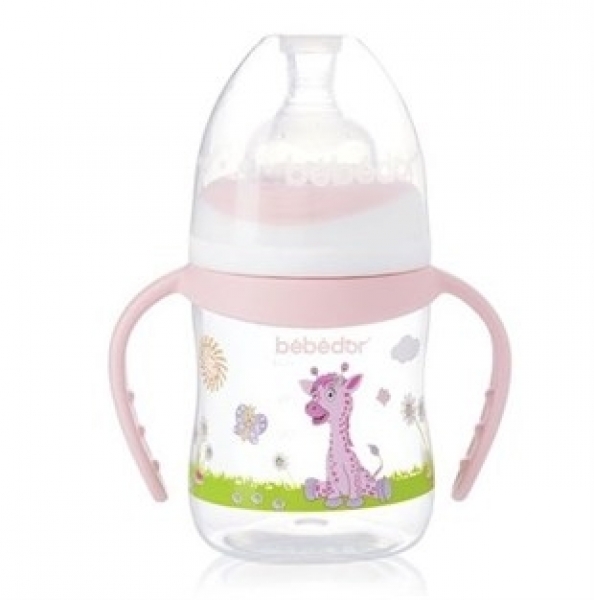 Bebedor B-88322 Desenli Geniş Ağız Kulplu (150 ml)