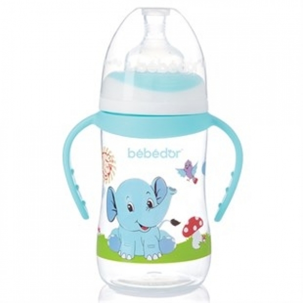 Bebedor B-88322 Desenli Geniş Ağız Kulplu (250 ml)