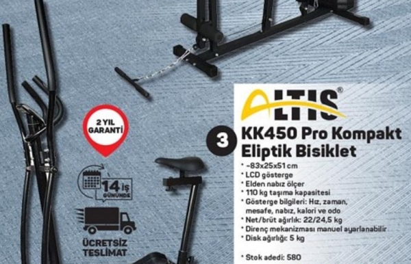 Altis KK450 Pro Eliptik Bisiklet