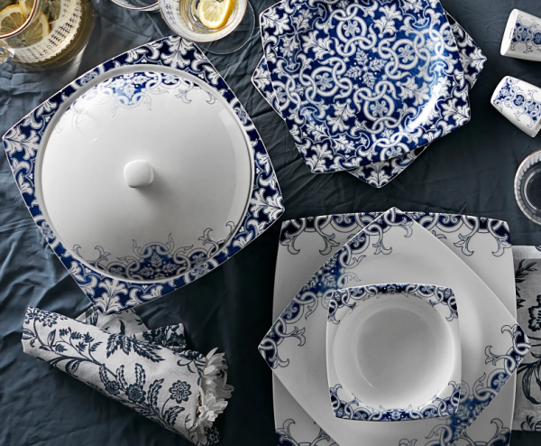 Karaca Fine Bone Aleeza 60 Parça Yemek Takımı