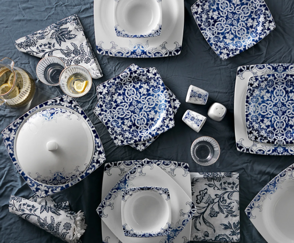 Karaca Fine Bone Aleeza 60 Parça Yemek Takımı
