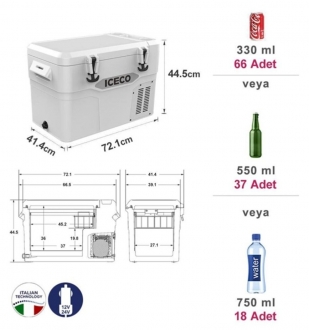 Iceco YD-42 Oto Buzdolabı