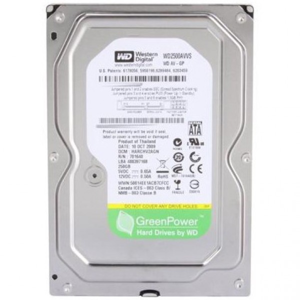 WD AV-GP HDD (250 GB)