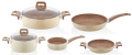 EW's Kitchenware 7 Parça Granit Tencere ve Tava Seti resim