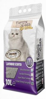 Funny Cats Lavanta Kokulu 10 lt Kedi Kumu