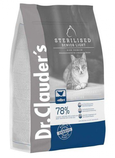 Dr. Clauder's Tavuklu Balıklı Yaşlı Kısır 4 kg Kedi Maması