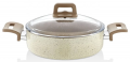 EW's Kitchenware Granit Basık Tencere 22 cm Tencere ve Tava
