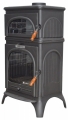 Flame Stove Modena Oven Döküm resim