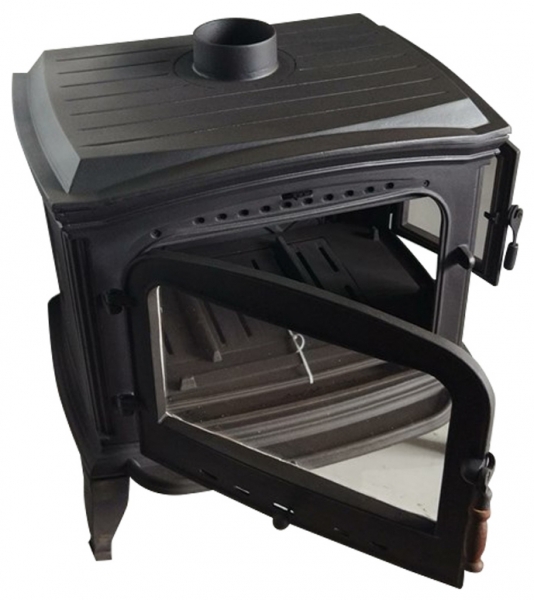 Flame Stove Altara Lüx Yan Kapak Döküm Şömine Soba