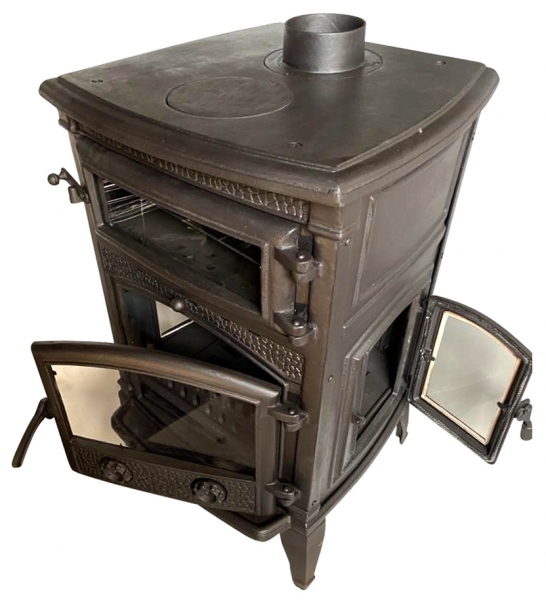 Flame Stove Sirius Maxi Yan Kapak Döküm Şömine Soba