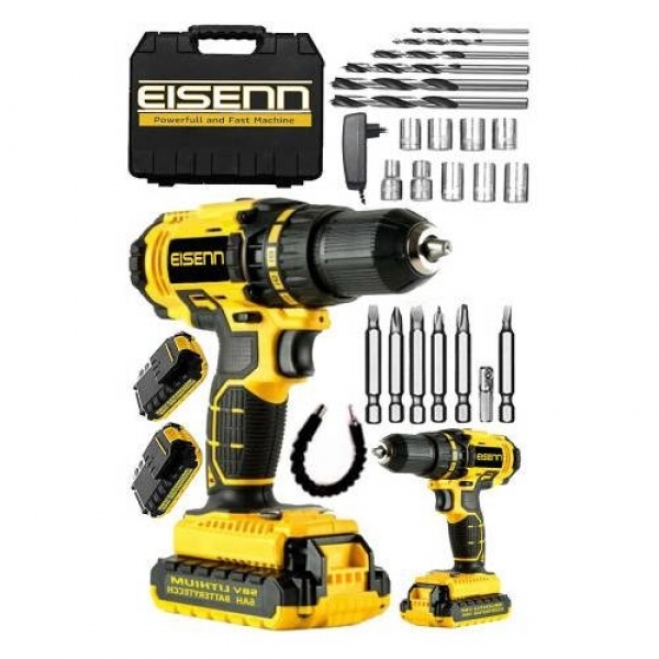 Eisenn Walt-Pro 58 V 8 Ah Akülü Matkap (Sarı)