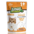 Jungle Pouch Kısırlaştırılmış Soslu Tavuklu 100 gr resim