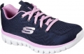 Skechers Graceful Get Connected (12615-NVPK) Kadın Spor Ayakkabı