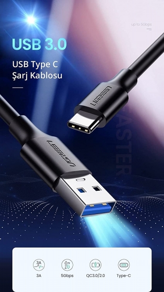 Ugreen 20882 Şarj Kablosu (1 m)