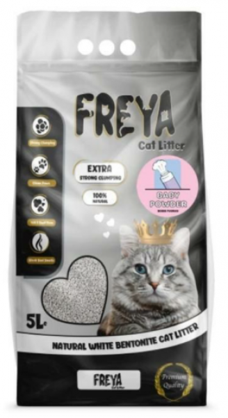 Freya Bebek Pudralı 5 lt Kedi Kumu (5 lt)