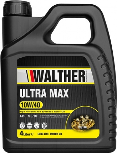 Walther Ultra Max 10W-40 SL/CF Motor Yağı (4 litre)