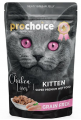 Pro Choice Pouch Tavuklu ve Ciğerli Tahılsız Yavru 85 gr resim