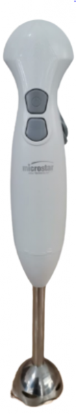 Microstar Beyaz Çelik Uçlu Çubuk Blender