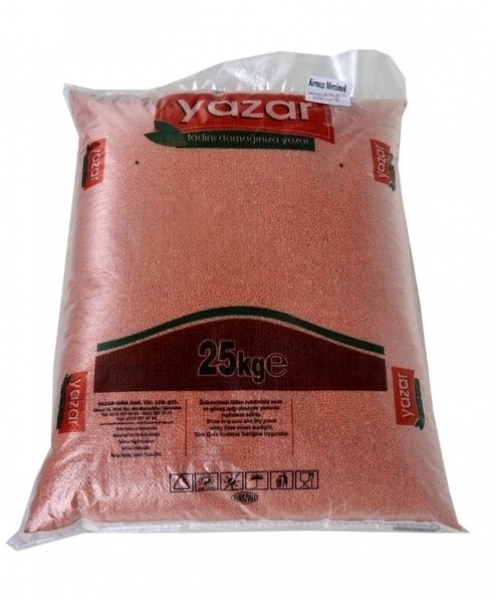 Yazar İthal Kırmızı Mercimek 25 kg