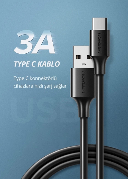 Ugreen 60116 Şarj Kablosu (1 m)