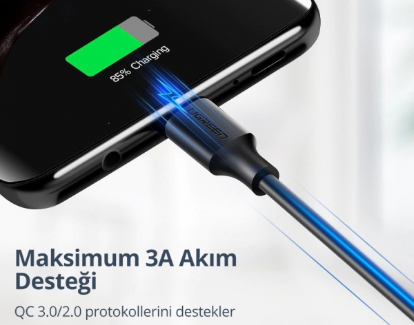 Ugreen 60116 Şarj Kablosu (1 m)