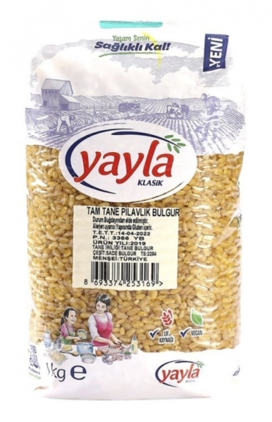 Yayla Tam Tane Pilavlık Bulgur 1 kg