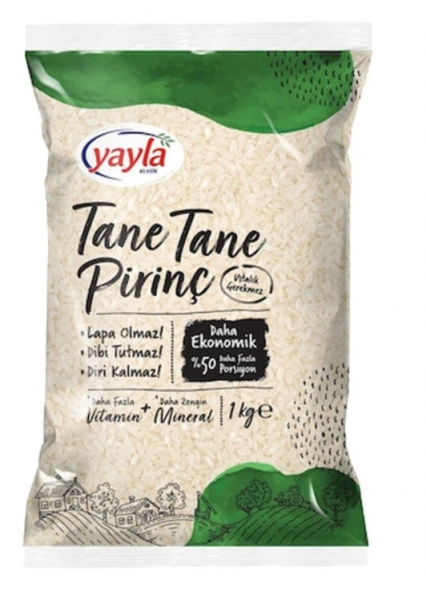 Yayla Tane Tane Pirinç 1 kg