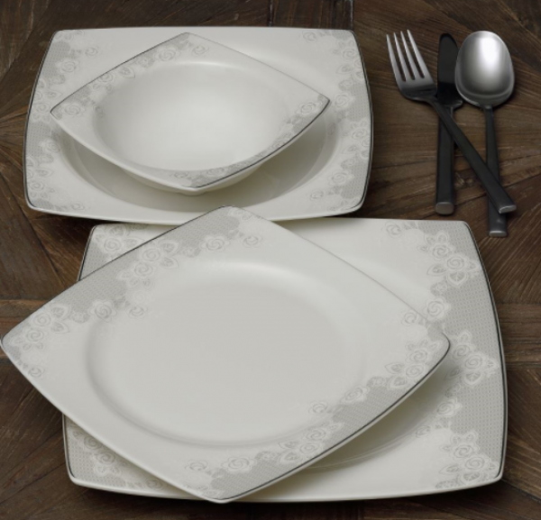 Güral Porselen Caroline 5490 85 Parça Yemek Takımı