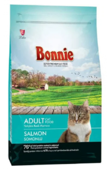 Bonnie Somonlu Yetişkin 500 gr Kedi Maması