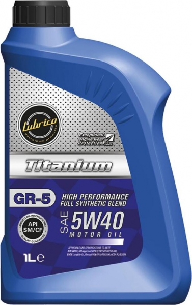 Lubrico Titanium GR-5 5W-40 Motor Yağı (1 litre)