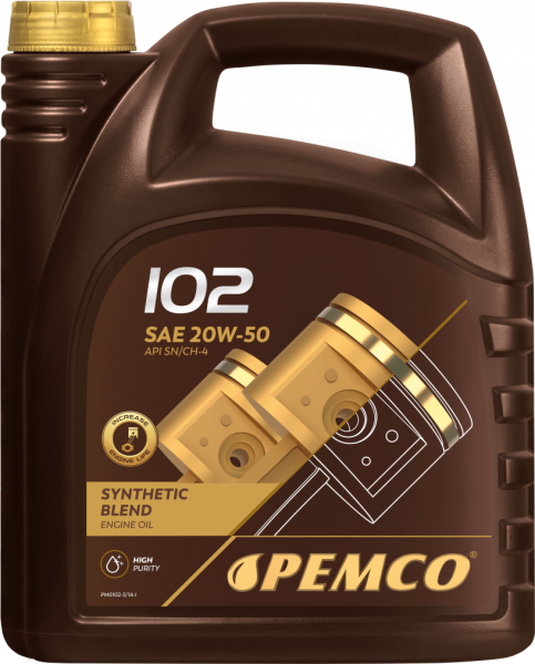 Pemco iDrive 102 20W-50 Motor Yağı (5 litre)