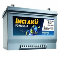 İnci Akü Formul A Taurus Asya 12V 75Ah resim