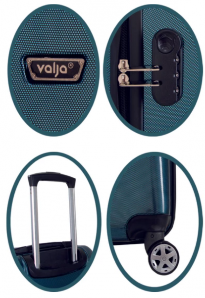Valja VL-240 Noktalı ABS Büyük Boy Valiz