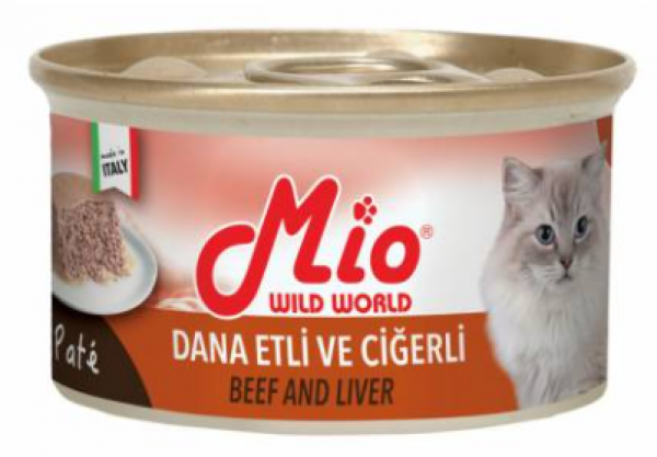 Mio Dana Etli ve Ciğerli 85 gr Kedi Maması