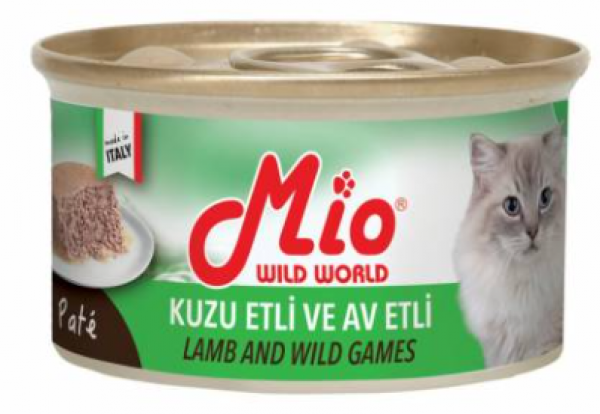 Mio Kuzu Etli ve Av Etli 85 gr Kedi Maması