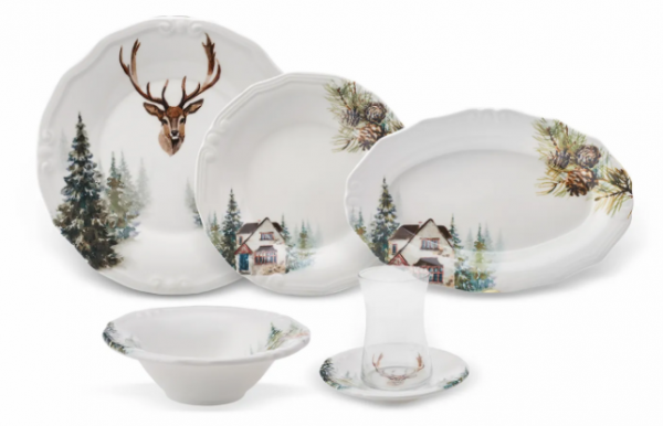 Karaca Mr. Deer 26 Parça Kahvaltı Takımı