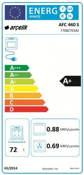 Arçelik AFC 440 S Ankastre Fırın