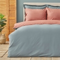 Karaca Home Basic 160x220 cm Petrol / Terecota (200.18.01.0688) Nevresim Takımı