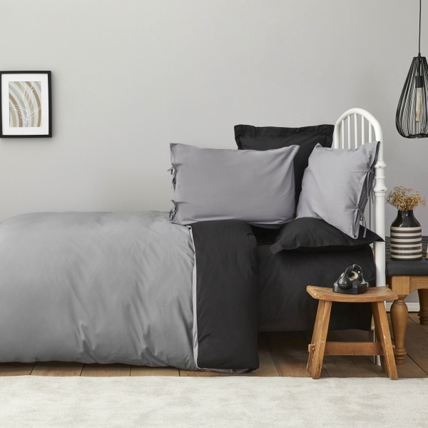 Karaca Home Basic 160x220 cm (Koyu Gri / Siyah)