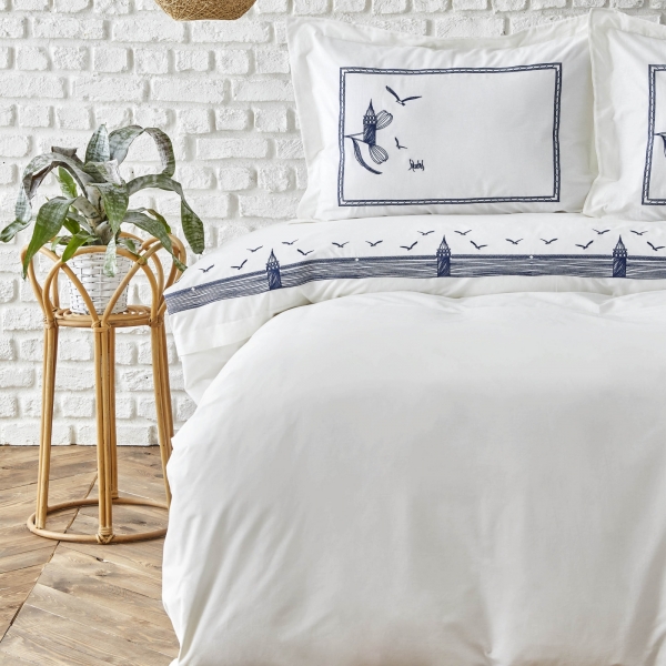 Karaca Home Kız Kulesi Nakışlı 200x220 cm