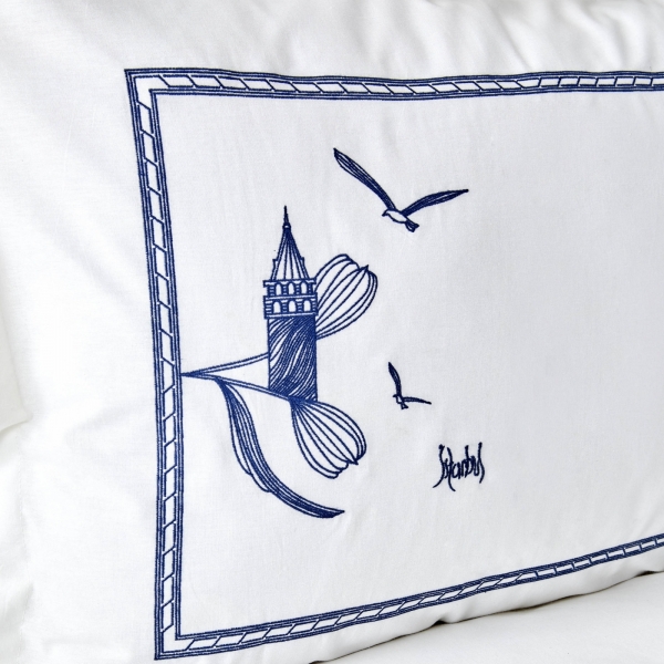 Karaca Home Kız Kulesi Nakışlı 200x220 cm