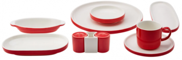 Karaca Nordic Red 27 Parça Kahvaltı Takımı