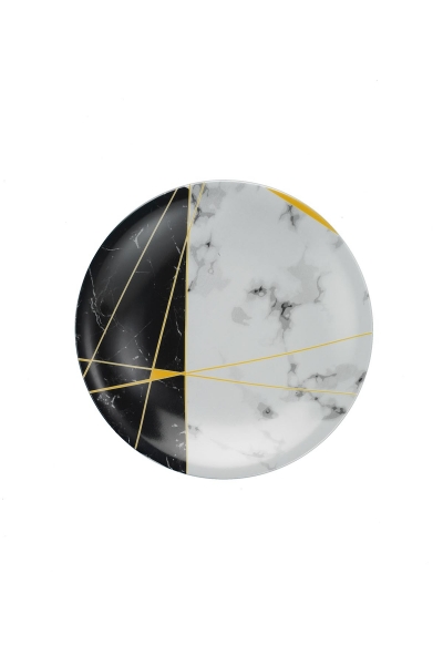 Kütahya Porselen Marble 24 Parça Yemek Takımı
