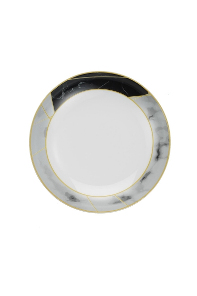 Kütahya Porselen Marble 24 Parça Yemek Takımı