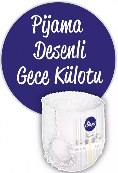 Sleepy Gece Külotu 4 Beden 30 Adet Bebek Bezi