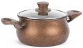 EW's Kitchenware Bronz Granit Güveç Tencere 16 cm resim