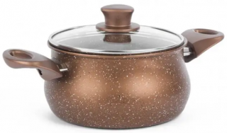 EW's Kitchenware Bronz Granit Güveç Tencere 16 cm