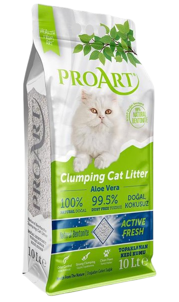 Proart Aloe Vera Kokulu 10 lt Kedi Kumu