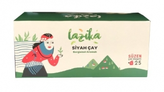 Lazika Bergamotlu Siyah Çay Bardak Poşet 25 Adet